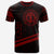 Northern Mariana Islands T Shirt In My Heart Style Red Polynesian Patterns Unisex Black - Polynesian Pride