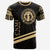 Northern Mariana Islands T Shirt In My Heart Style Gold Polynesian Patterns Unisex Black - Polynesian Pride