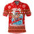 Hawaii Christmas Santas Surf Mele Kalikimaka Polo Shirt LT2 Adult RED - Polynesian Pride