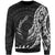 Kiribati Sweatshirt - Polynesian Pattern Style Unisex Black - Polynesian Pride