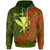 Kanaka Maoli Hoodie Custom Wings Style Unisex Green - Polynesian Pride