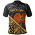 Papua New Guinea Polo Shirt Gold Polynesian Patterns With Bamboo Unisex Gold - Polynesian Pride