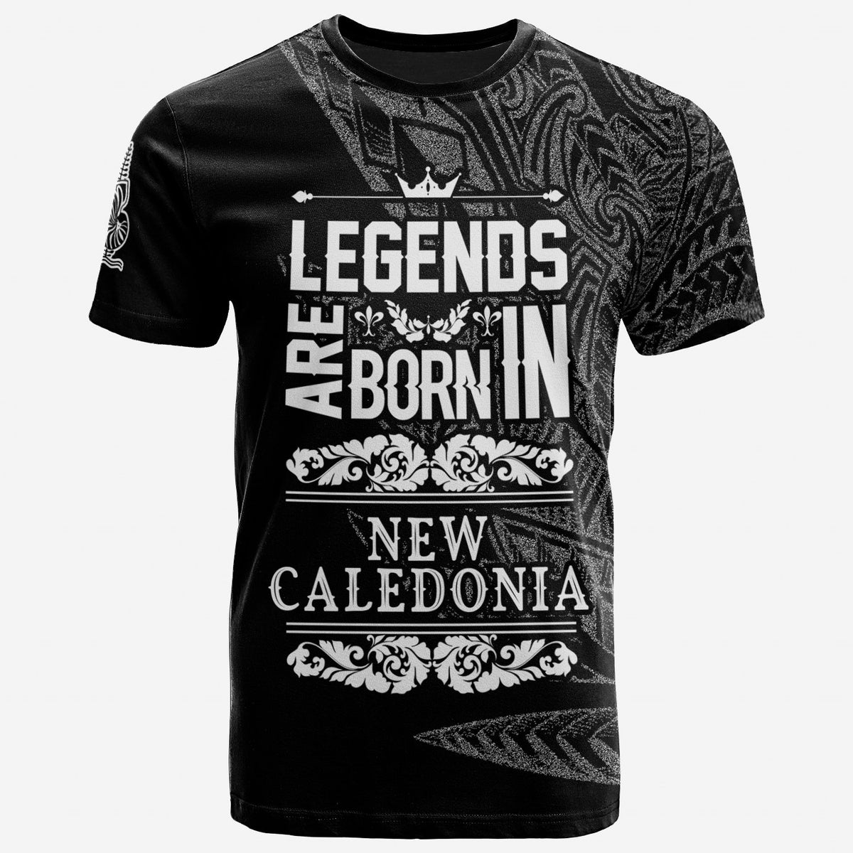 New Caledonia T Shirt Legends Are Born In White Color Unisex Art - Polynesian Pride