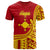 Rotuma T Shirt Haga Flag Rotuma Unisex Red - Polynesian Pride