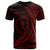 Chuuk State T Shirt Red Custom Wings Style Unisex Black - Polynesian Pride