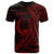 Pohnpei State T Shirt Red Wings Style Unisex Black - Polynesian Pride