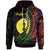 New Caledonia Hoodie Paita Wings Style Flag Color Unisex Black - Polynesian Pride