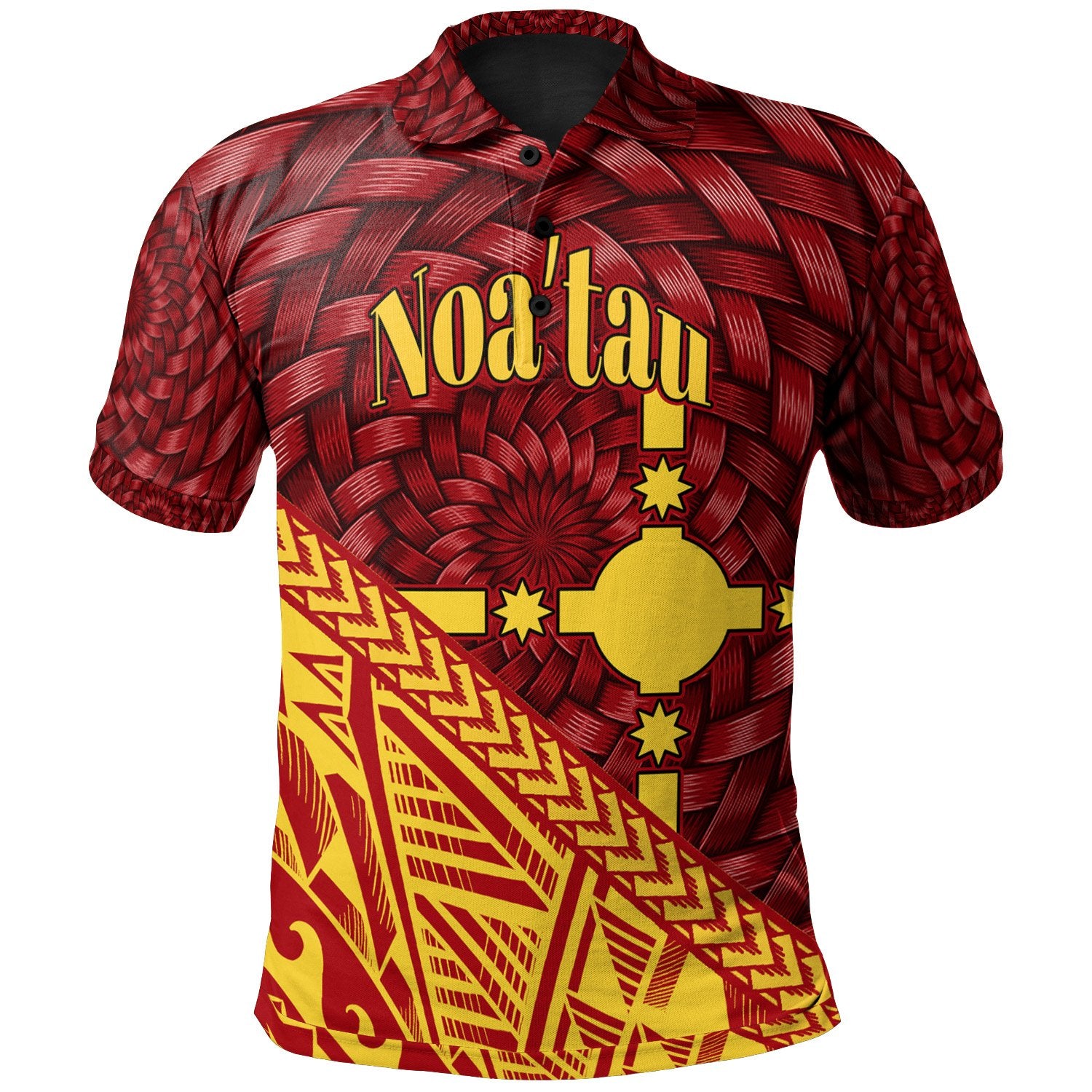 rotuma-polo-shirt-noaʻtau-tapa-patterns-with-bamboo