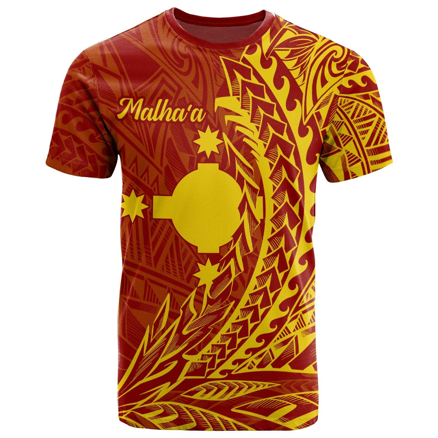 Rotuma T Shirt Malhaa Wings Style Unisex Red - Polynesian Pride