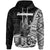 New Caledonia Islands Hoodie Bouloupari Seal of New Caledonia Polynesian Patterns Unisex Black - Polynesian Pride