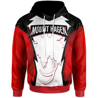 Papua New Guinea Hoodie Mount Hagen PNG Coat ofrms Unisex Red Black - Polynesian Pride