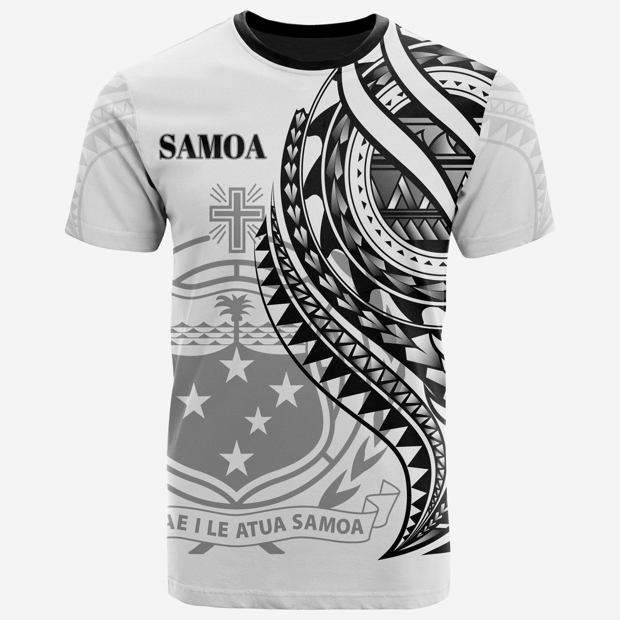 Samoa T Shirt Black Color Polynesian Patterns Best Samoa Ever Unisex Black - Polynesian Pride