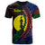 New Caledonia T Shirt Tadine Wings Style Flag Color Unisex Black - Polynesian Pride