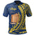 Tokelau Polo Shirt Atafu Wings Style Unisex Black - Polynesian Pride