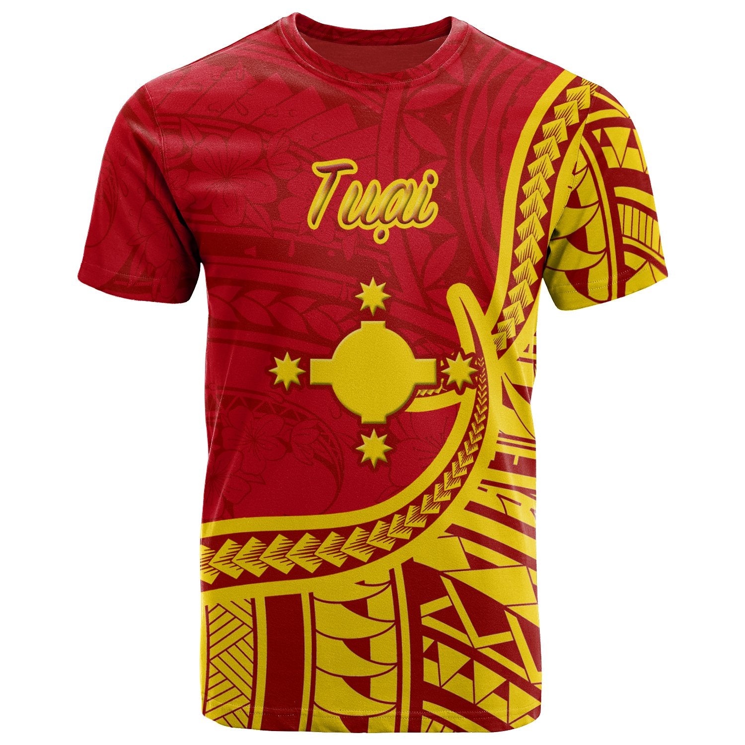 Rotuma T Shirt Tuai Flag Rotuma Unisex Red - Polynesian Pride