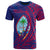 Guam T Shirt Umatac Wings Style Unisex Blue - Polynesian Pride