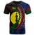New Caledonia T Shirt Voh Wings Style Flag Color Unisex Black - Polynesian Pride