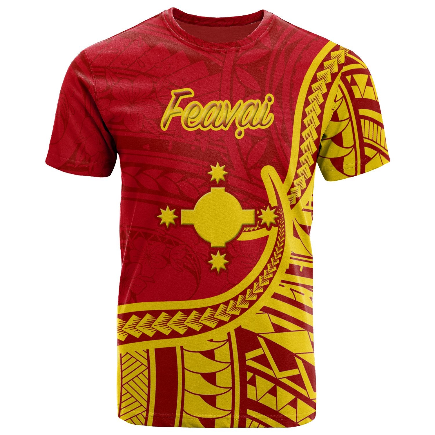 Rotuma T Shirt Feavai Flag Rotuma Unisex Red - Polynesian Pride