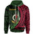 Vanuatu Hoodie Wings Style Unisex Black - Polynesian Pride