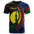 New Caledonia T Shirt Bourail Wings Style Flag Color Unisex Black - Polynesian Pride