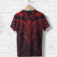 Polynesian T Shirt Micronesian Tattoo (Red) A16 - Polynesian Pride