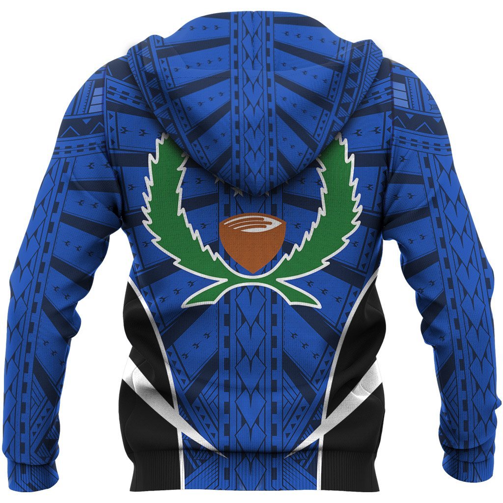 Pohnpei Active Special Hoodie Pohnpei Flag Polynesian Tattoo - Polynesian Pride