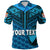 Custom Fiji Rugby Polo Shirt Coconut Sporty Vibes Blue Unisex Blue - Polynesian Pride