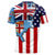 Fiji With America Flag T Shirt LT10 - Polynesian Pride
