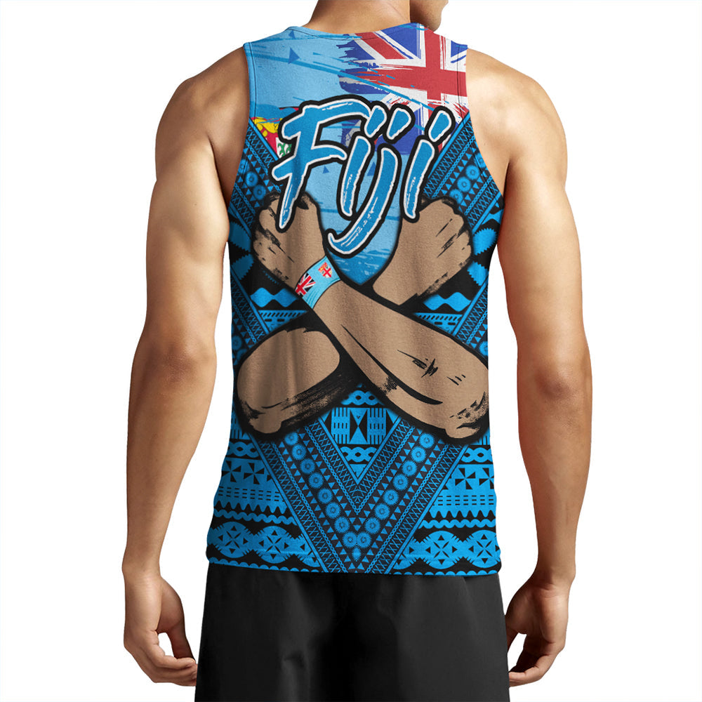 Fiji Bula Flag Tank Top LT10 - Polynesian Pride