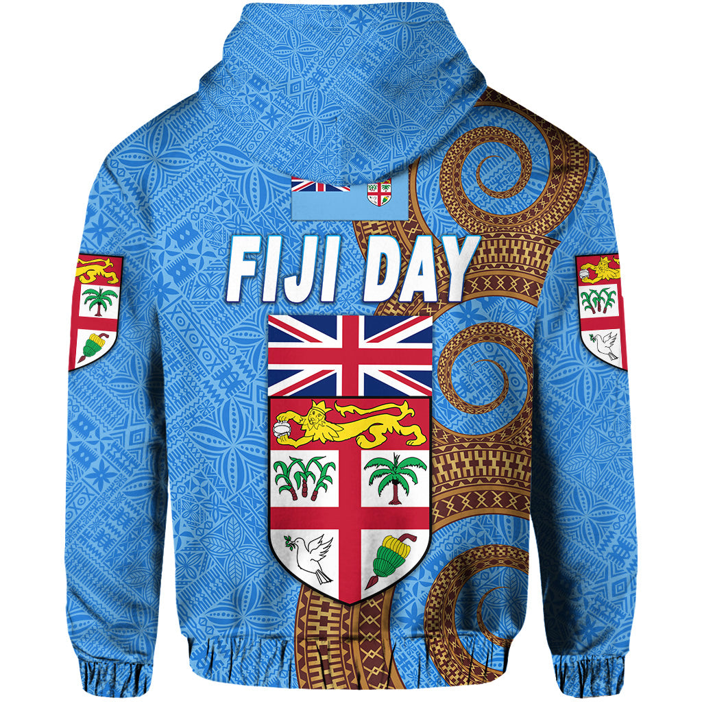 Fiji Day Hoodie Independence Anniversary Simple Style LT8 - Polynesian Pride