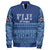 Fiji Independence Day Sleeve Zip Bomber Jacket LT10 Unisex Blue - Polynesian Pride