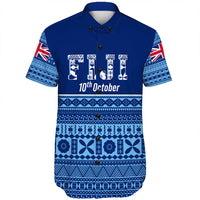 Fiji Independence Day Short Sleeve Shirt LT10 - Polynesian Pride