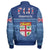 Fiji Independence Day Sleeve Zip Bomber Jacket LT10 - Polynesian Pride