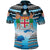 Fiji Rugby Polo Shirt Map Creative Style - Polynesian Pride