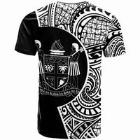 Fiji T Shirt Fijian Go Fishing Black Color - Polynesian Pride