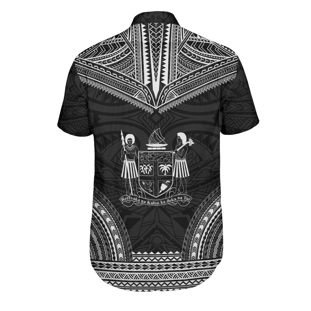Fiji Polynesian Chief Shirt - Black Version - Polynesian Pride