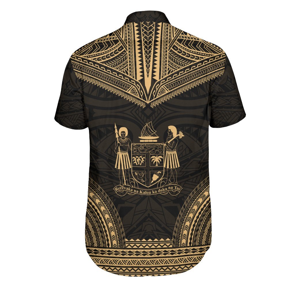Fiji Polynesian Chief Shirt - Gold Version - Polynesian Pride