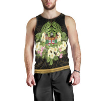 Fiji Men's Tank Top - Polynesian Gold Patterns Collection - Polynesian Pride