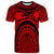 Polynesian T Shirt Polynesian Patterns Maui Tattoo (Red) Unisex Red - Polynesian Pride