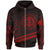 Northern Mariana Islands Zip Hoodie In My Heart Style Red Polynesian Patterns Unisex Black - Polynesian Pride