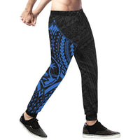 Guam Rising 3rd Sweatpants (Blue) A6 - Polynesian Pride