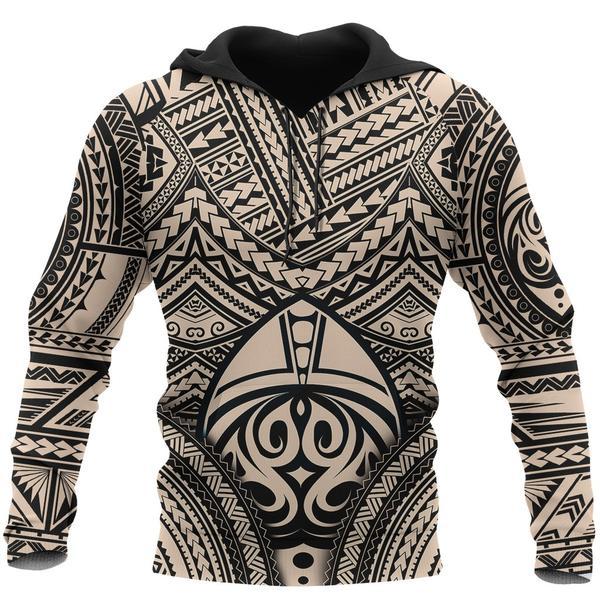 Polynesian Makai Hoodie A6 Unisex Gold - Polynesian Pride