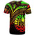 French Polynesia T Shirt Reggae Color Cross Style - Polynesian Pride