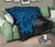 Northern Mariana Islands Polynesian Premium Quilt - Northern Mariana Islands Seal & Blue Turtle Hibiscus - Polynesian Pride