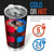 Tahiti Polynesian Tumbler - Tahiti Spirit Red - Polynesian Pride