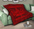Hawaii Polynesian Mauna Kea Premium Quilt Red - Polynesian Pride