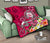 Hawaii Polynesian Premium Quilt - Hawaii Seal With Turtle Plumeria (Pink) - Polynesian Pride