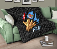 Fiji Premium Quilt - Fiji In Me (Black) - Polynesian Pride