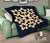 Hawaiian Premium Quilt Royal Pattern - Indigo - A1 Style - Polynesian Pride