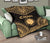 Northern Mariana Islands Premium Quilt - CNMI Seal Polynesian Chief Gold Version - Polynesian Pride